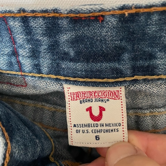 Vintage True Religion Girls flared Jeans - Picture 7 of 10